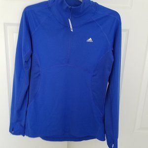 Adidas Climalite 1/4 Zip Woman's Size M EUC